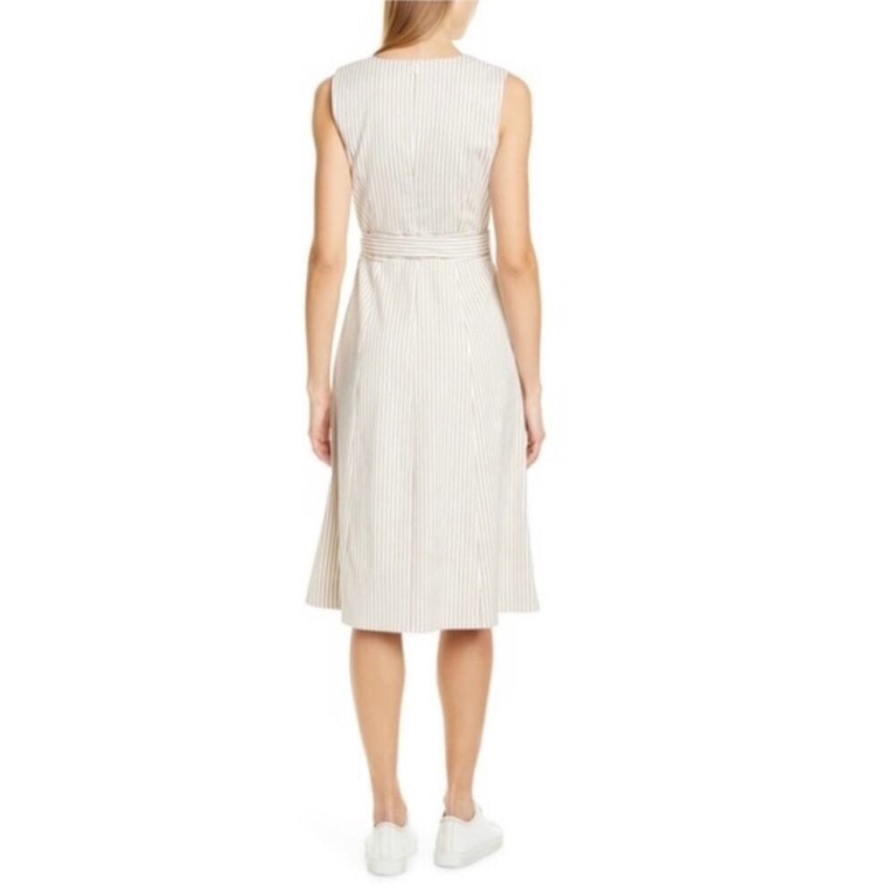 Nordstrom Signature Stripe Button Front Belted Dr… - image 2